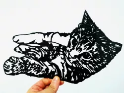 cat stencil