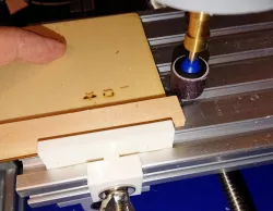 CNC router table simple edge fence