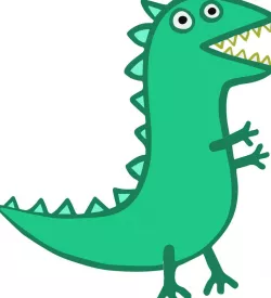 cookie cutter -  cortante Dinosaurio George - Peppa pig