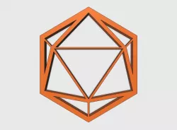 D20 LOGO for modelling purposes