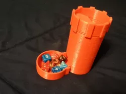Dice tower and carrier - narrow