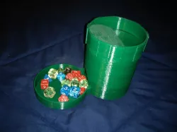 Dice tower and carrier - wide