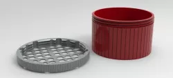 Dirt-saver planter: Cat-safe container. / Maceta a prueba de gatos para Catnip