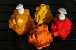 "Heck Meck" soap dispenser