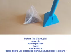 Instant cold tea infusion straw ( magical straw )