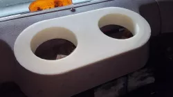 International Truck cup holder
