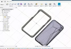 iPhone XS Max PLA Bumper -remix from Adafruit