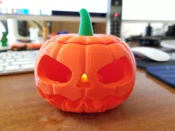 Jack-o'-lantern Pumpkin with separate stem