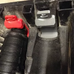 Latch replacement for Husky Portable Jobsite Workbench