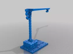 Light pole for gothic lamp