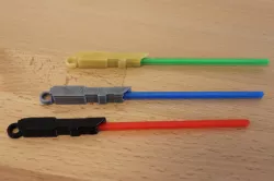 Lightsaber Keychain (Fitted, Three Pieces)