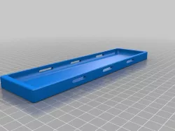 lipo tray for rc boat  big 3/4s 4000 mah + with strap slots  