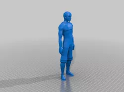 Low Poly Man Relaxed Pose