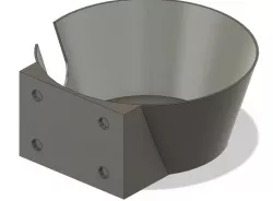 Magnetically Mounted Coffee Filter Holder