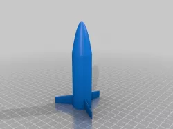 Model rocket for Estes "D" size engines