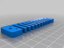 My Customized Harmonica Comb