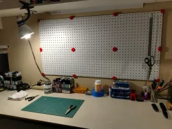 Pegboard Interior Spacer Bracket