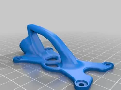 Potzblitz 5" Stretched-X Turtle Fin + UXII Mount