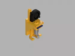 PrecisionPiezo Orion E3D Volcano Mount for Hevo (Sensorless Homing)