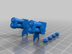 Rocket launcher for KV-47 walkers from Dust 1947 game