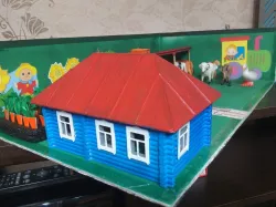Rustic log house