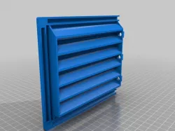 Side vent for caravan