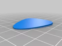simple guitar plektron