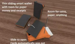 Smart Wallet - Sliding 3D printed wallet