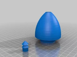 spin top with tip