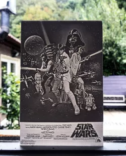 Star Wars Movie Poster Lithophane