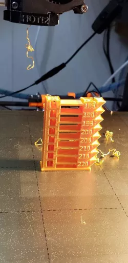 Temperature Tower with Slic3r G-code generator