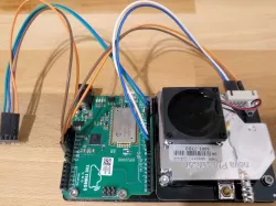 The Things Uno with dust sensor SDS011