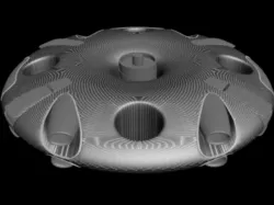 The winged Disc 07 - Inverted-Heli-Drone-Jet