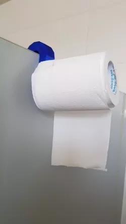 toilet paper extender at wall (19mm)
