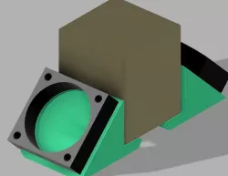 Tronxy X1 filament cooling fan holder