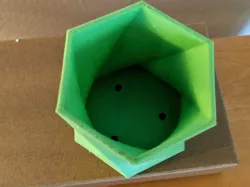Twisted Hexagon Planter