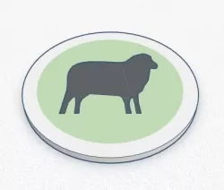 undiscovered land - tokens - wool