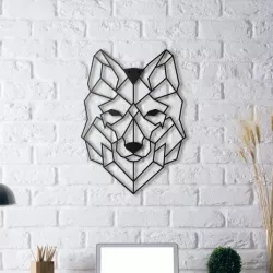 Wolf Wall Sculpture 2D