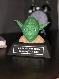 Yoda Bust and Plaque