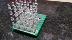 4X4X4 LED Array Spacing Block
