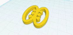 Adinkra Symbol from Ghana: ESE NE TEKREMA - Friendship, Interdependence
