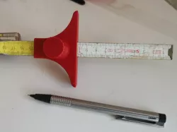 Adjustable Stop for Folding Rule