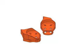 Arm and motor protectors set for CrissCross FPV 8 mm thick arm FPV drone frames