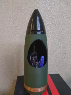 Artillery Shell Pen Holder