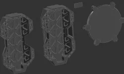 Assault shields for Dominion Crusader Mk3