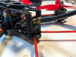 AstroX X5 Johnny FPV - VTX, TX and Beeper holder.
