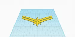 Captain Marvel emblem.