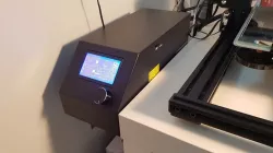 CR-10 IKEA LACK floating flush controller mount with scraper holder