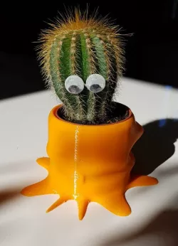 Cute Alien Cactus Planter Pot
