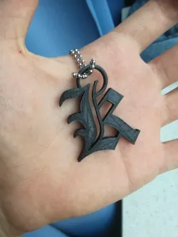 Death Note Kira necklace